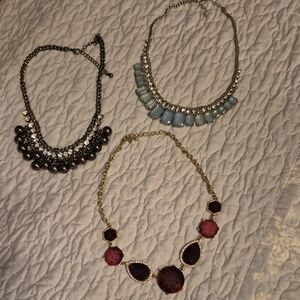 Elegant Multi-Color Necklace Set